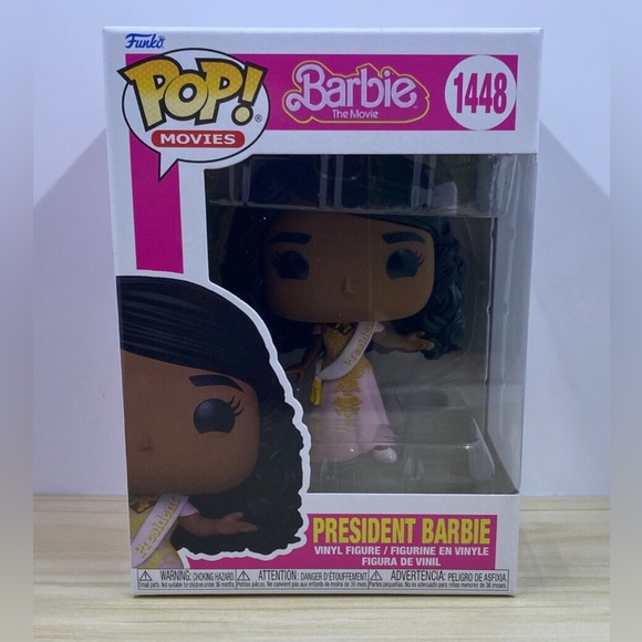 Funko Pop! President Barbie- #1448 The Barbie Movie- NIB - Picture 1 of 6